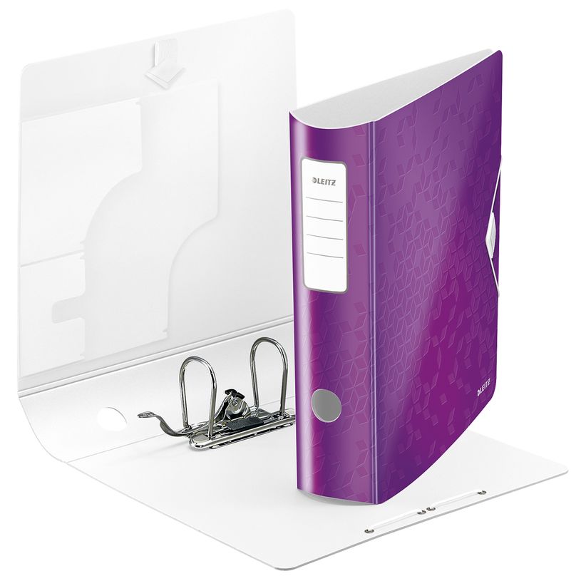 4002432105298-WOW - Classeur à levier 180° - Dos 80 mm - A4 - pour 600 feuilles - violet-P_79440647_4-1