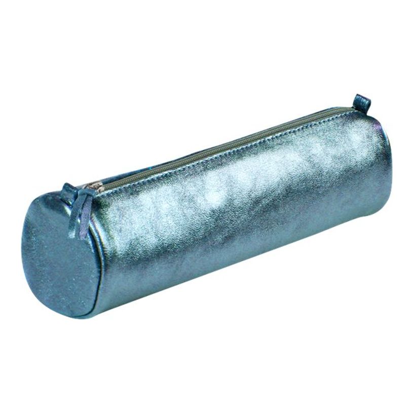 3329680086935-Clairefontaine - Trousse ronde - cuir - bleu indigo-P_79440744_1-0
