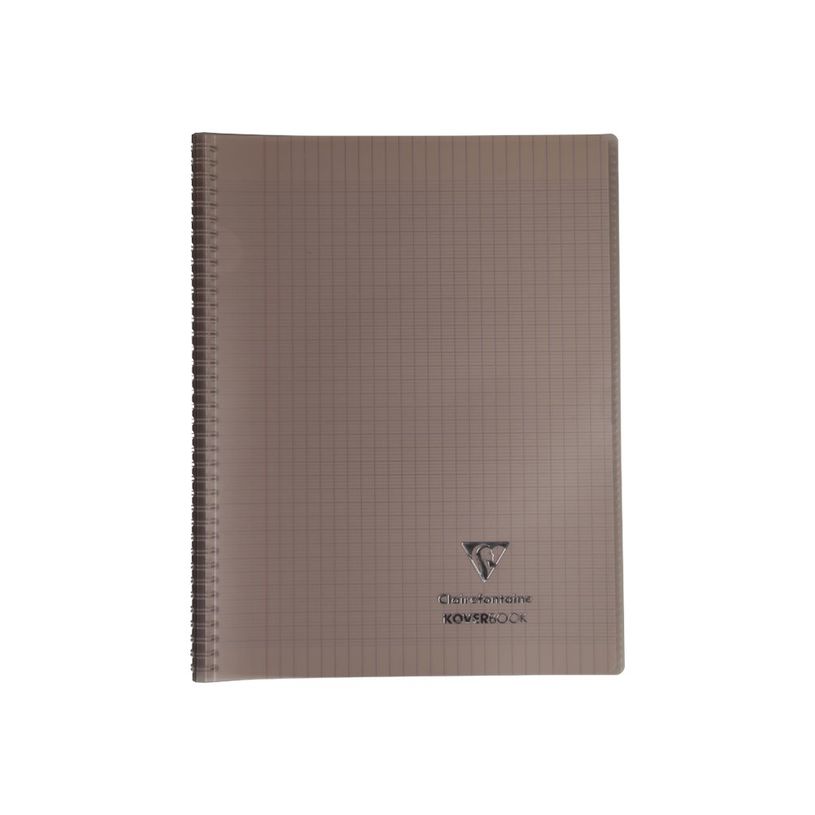 3037923864010-Clairefontaine Koverbook - Cahier polypro spiralé 24 x 32 cm - 160 pages - grands carreaux (Seyes) - disponib-P_79441088_2-1