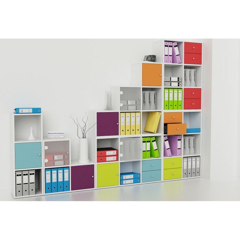7331910004967-Bibliothèque modulaire MAXICOLOR - 6 cases - blanc -P_79441454_2-1