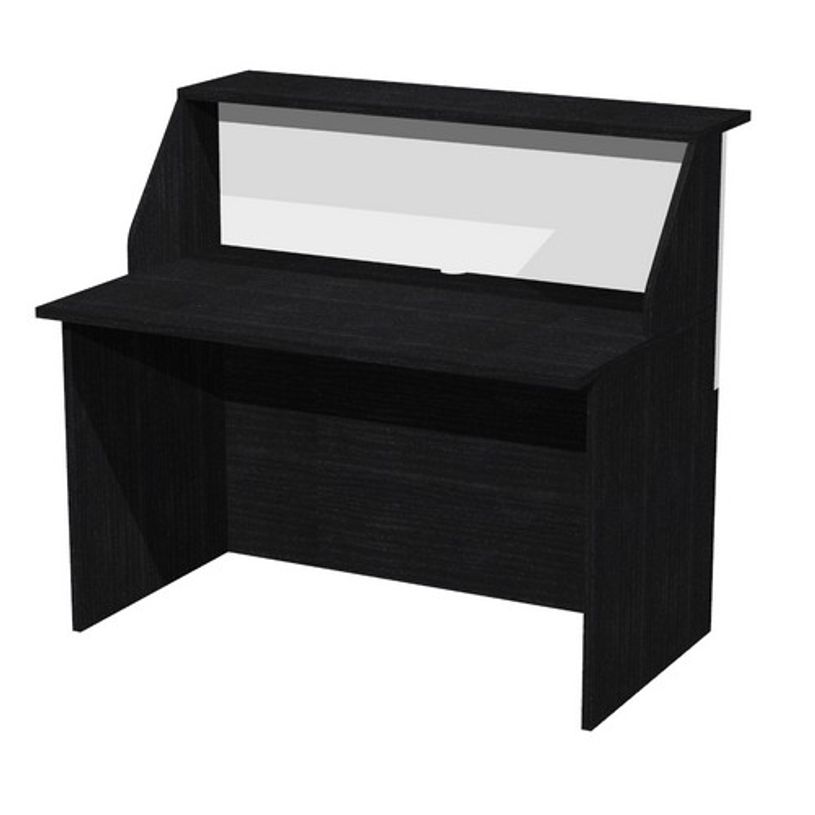 2012349514320-Banque d'accueil module haut MUSA - L120 cm - Frêne noir/blanc-P_79441856_1-0