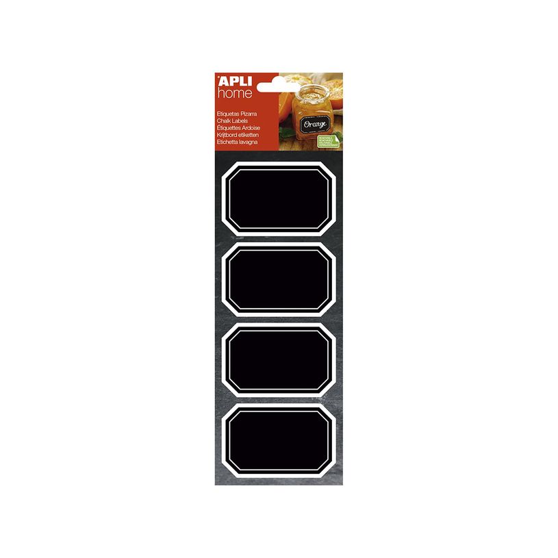 8410782167679-Apli Agipa - 8 Étiquettes ardoise octogonales - 80 x 50 mm-P_79442090_2-0