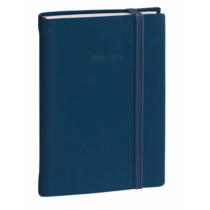 3371010439591-Agenda à élastique Silk - 1 jour par page - 12 x 17 cm - bleu marine - Quo Vadis-P_79443165_2-0