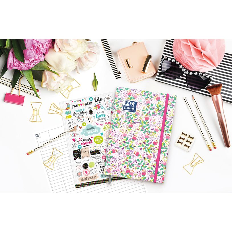 3147280060915-Agenda Oxford Flowers - 1 jour par page - 12 x 18 cm - différents modèles disponibles - -P_79443582_10-4