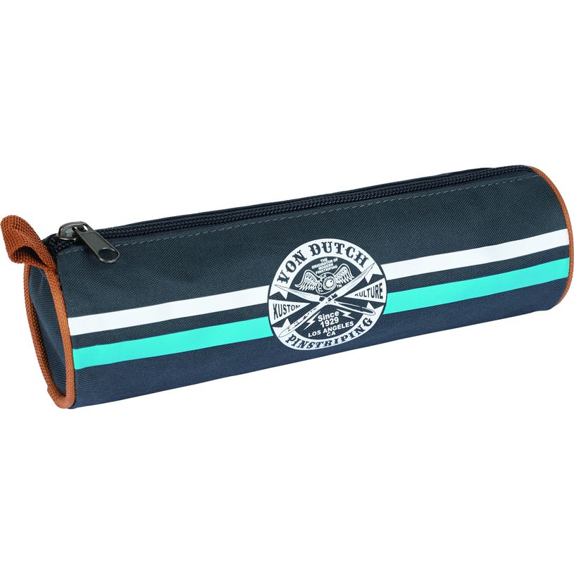 3664447088310-Von Dutch - Trousse ronde 1 compartiment - différents modèles disponibles - Oberthur-P_79443736_3-2