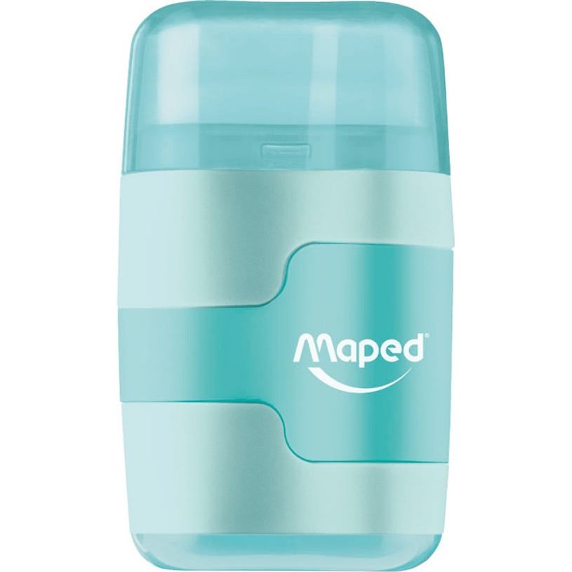 3154140492311-Maped Connect Pastel - Taille crayon / Gomme 2-en-1 - 2 trous - disponible dans différente-P_79444077_3-2