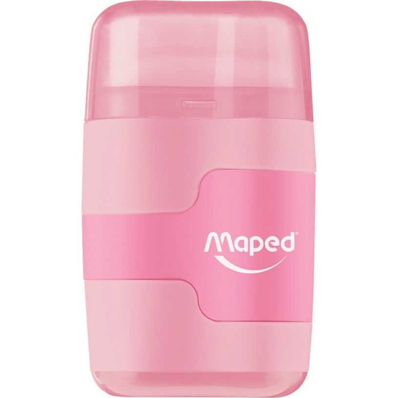 3154140492311-Maped Connect Pastel - Taille crayon / Gomme 2-en-1 - 2 trous - disponible dans différente-P_79444077_4-3