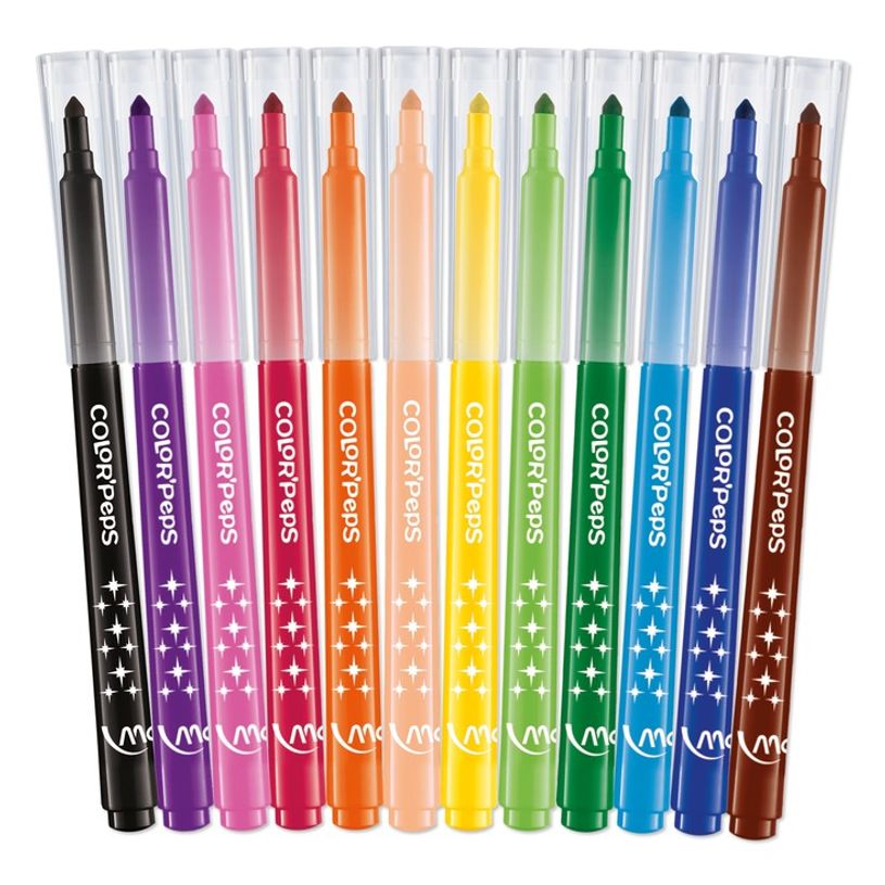 3154148450108-Maped Color'Peps Long Life - 12 Feutres - pointe moyenne-P_845010_2-1