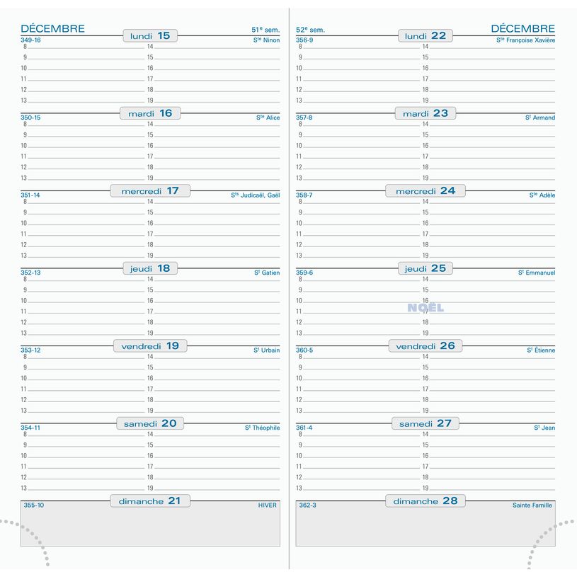 3660942002042-Agenda de poche Cassandra SL 17 - 1 semaine par page - 9 x 17,5 cm - disponible dans diffé-P_99999808_5-3