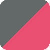 Gris/framboise