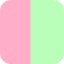 rose/vert