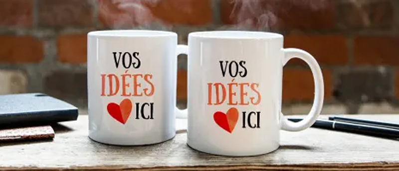 Personnalisez vos mugs